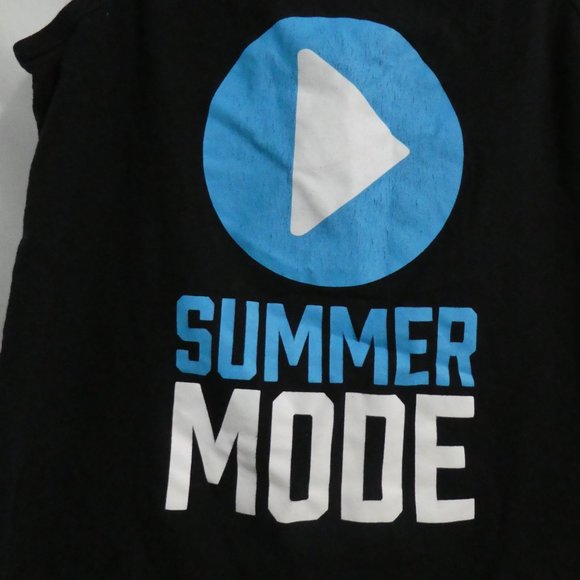 CHILDREN'S PLACE SPORT, large, 10-12, black graphic tank top - Picture 1 of 11